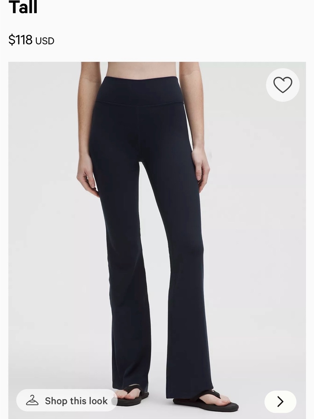 lululemon athletica Tall High-Rise Flare Pants - Navy